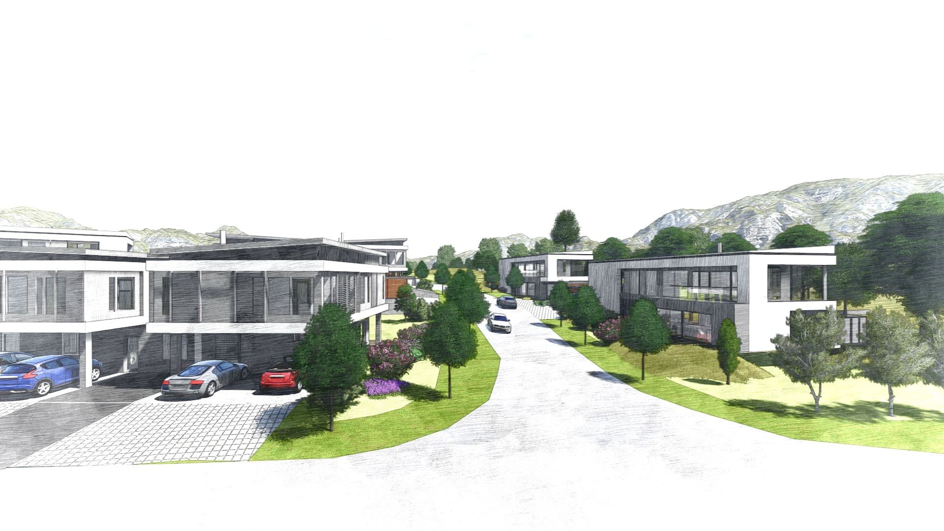 Baugebiet – Planung 2018 – Ansicht 2