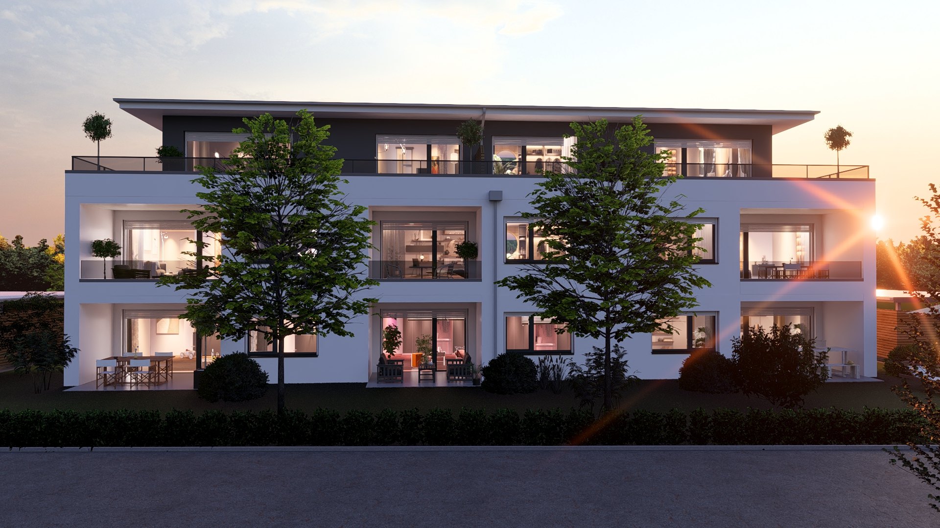 Mehrfamilienhaus 1 in Emmerting – Ansicht 2