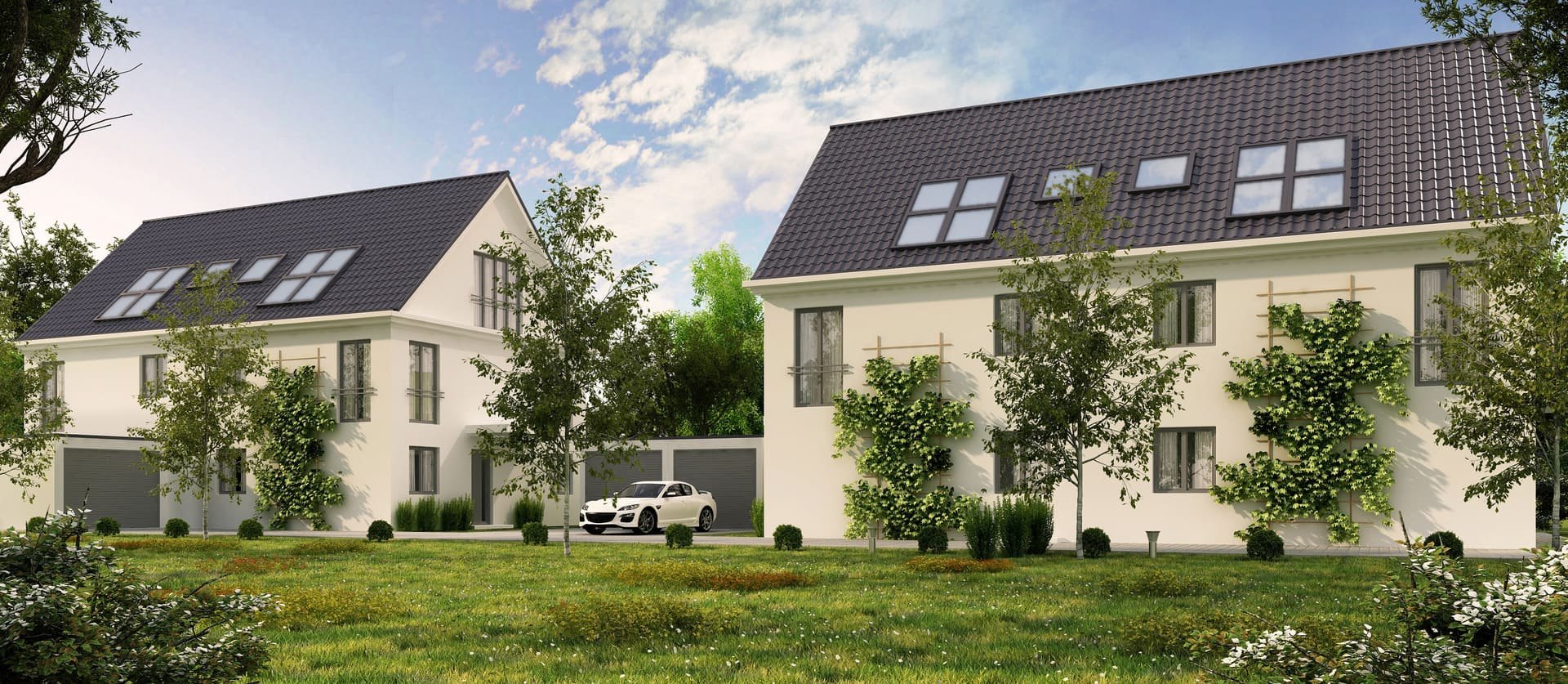 Werkplanung von 2 Doppelhäusern in München