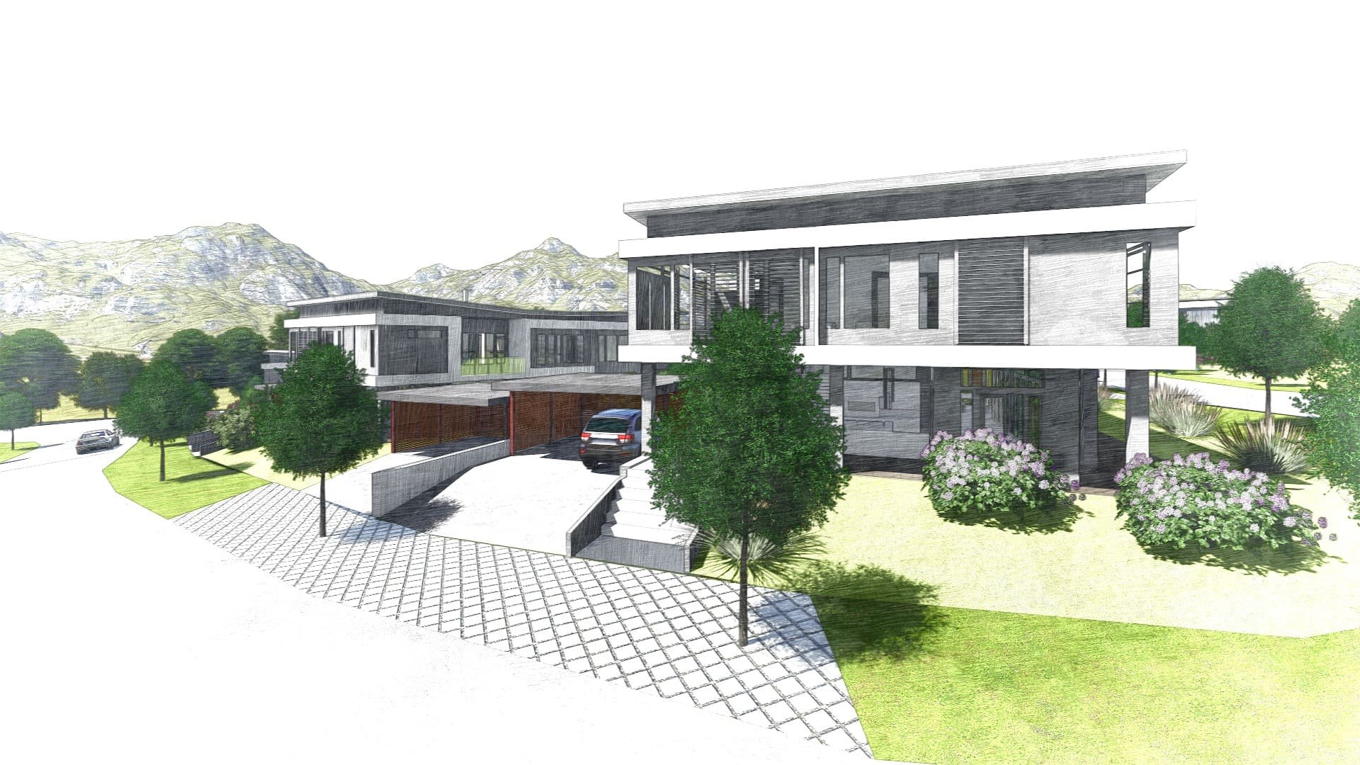 Baugebiet – Planung 2018 – Ansicht 4