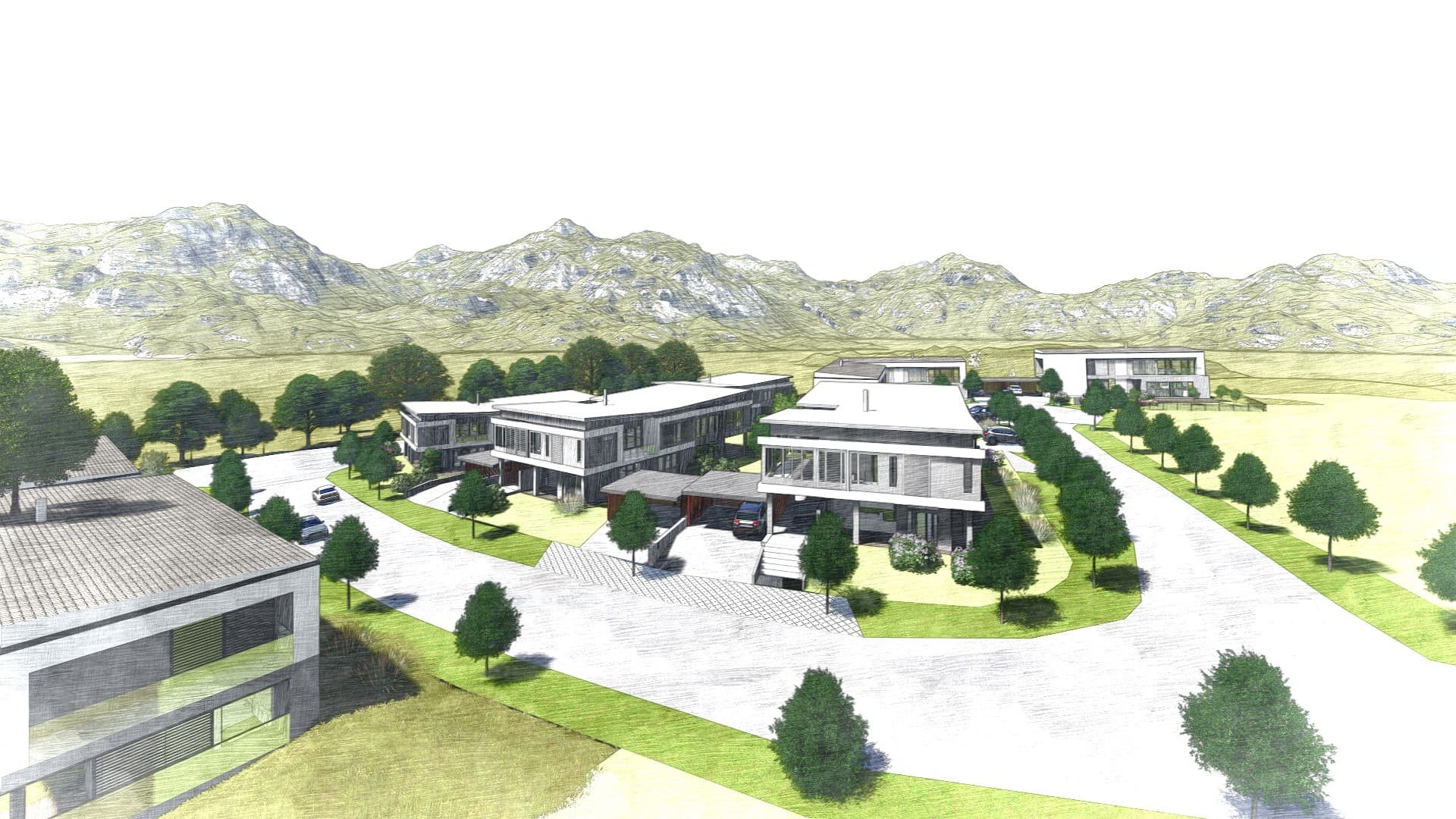 Baugebiet – Planung 2018 – Ansicht 3