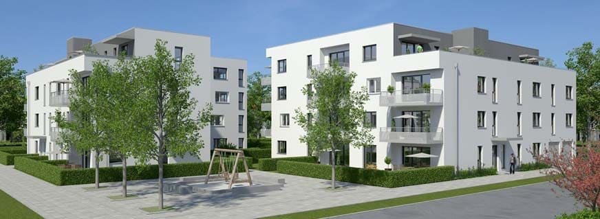 Werkplanung einer Wohnanlage in Mühldorf a. Inn - Bauabschnitt 1-2